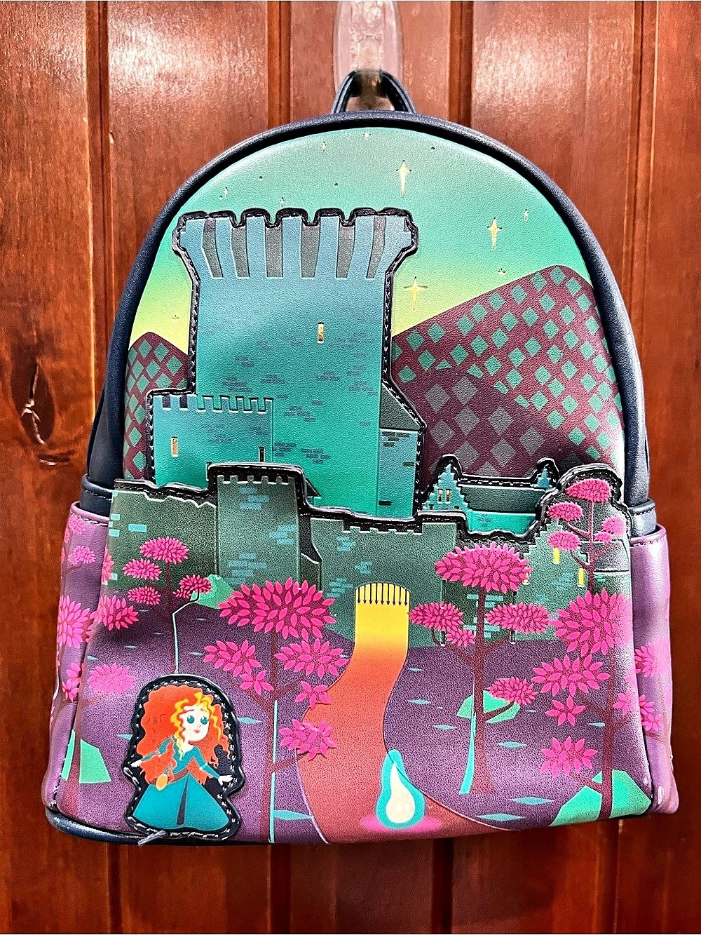 Loungefly Disney Pixar Brave Princess Merida Castle Mini Backpack Merida Castle